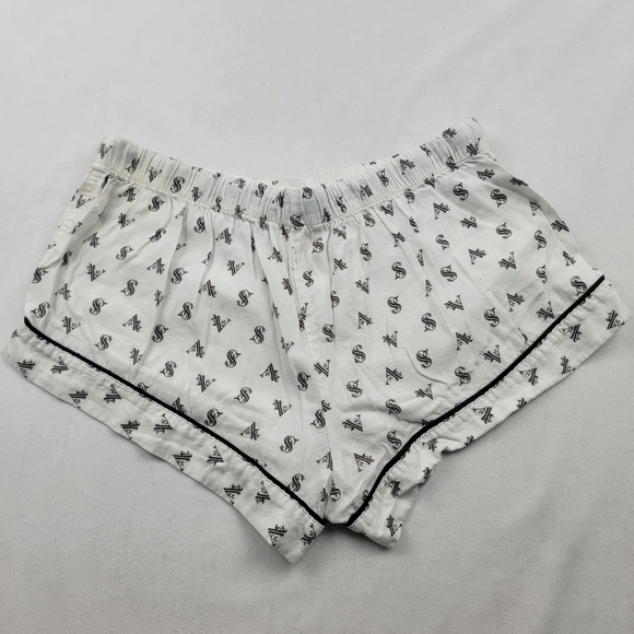 Victoria's Secret flannel drawstring waist sleep lounge shorts - Picture 3 of 4
